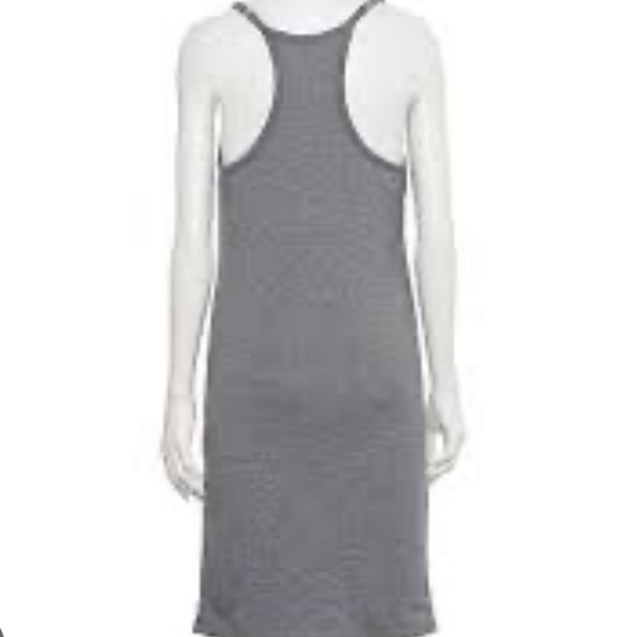 TEK Gear maternity heather gray spaghetti strap stretch, fabric dress size large - Picture 6 of 7